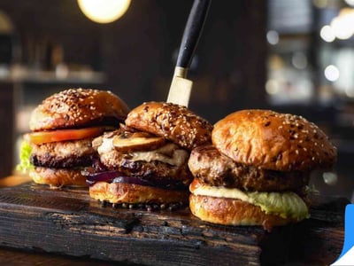 Busy Western Sydney Burger Shop High Takings Top Centre Position image