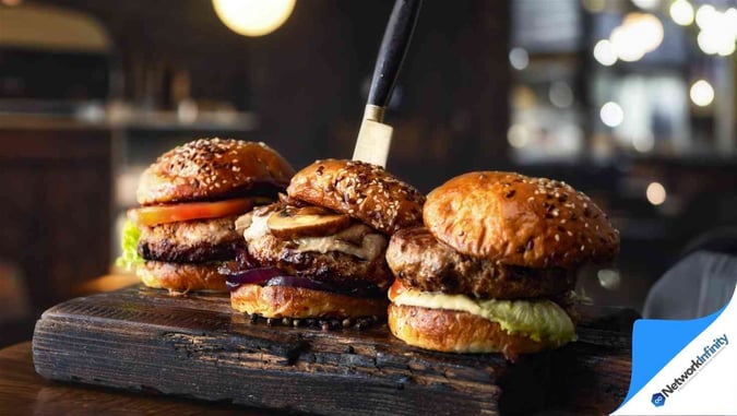Busy Western Sydney Burger Shop High Takings Top Centre Position