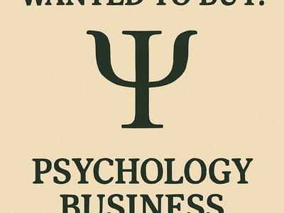 WANTED: Psychology Business in Australia - Buyer Ready image