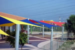 SHADE SAILS - LANDSCAPING - LIGHT CONSTRUCTION