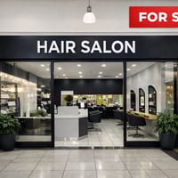 Coastal Boutique Hair Salon Modern Fitout, 12 Stations, Loyal Client Base image
