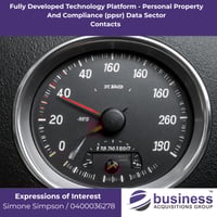 Fully Developed Technology Platform - Personal Property And Compliance (ppsr) Data Sector image