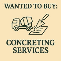 WANTED: Concreting Services in Australia - Buyer Ready image