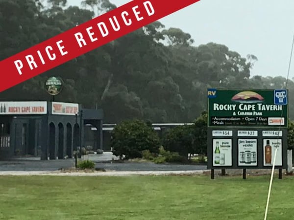 FHGC Rocky Cape Tavern & Caravan Park 15 acres, Great Turnover Highway Frontage o/o $1,150,000 +sav