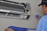 Cleaning Split Air Conditioner filters in homes and offices