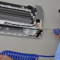 Cleaning Split Air Conditioner filters in homes and offices image