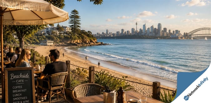 Sydney Harbour Waterfront Cafe Restaurant Panoramic Harbour Views East Sydney