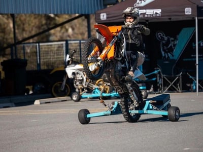 Motorcycle Wheelie School Business for Sale - Southern River, WA - Impressive Turnover - Vehicles & Equipment Included - High Growth Potential - Train image