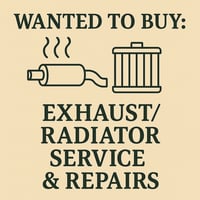 WANTED: Exhaust / Radiator Service & Repairs in Australia - Buyer Ready image