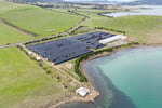 Land base aquaculture facility and marine lease