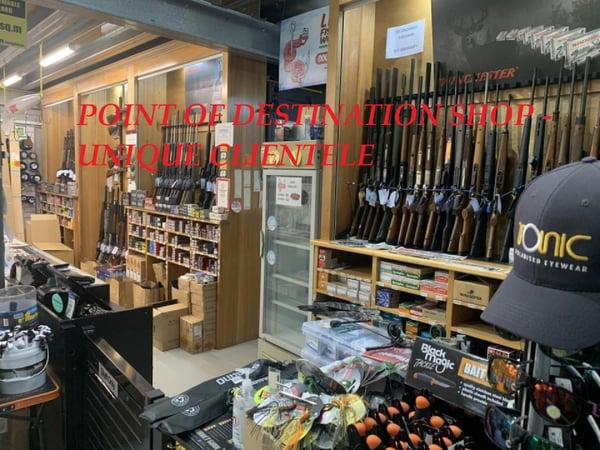 Firearms And Fishing Supplies. Cash Cow business.