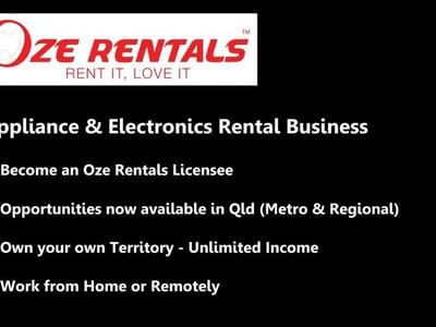 OZE RENTALS - CONSUMER GOODS RENTALS - JOIN & PROSPER - BE YOUR OWN LICENCEE! image