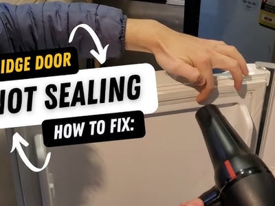 FRIDGE DOOR SEAL REPLACEMENT - EASY TO LEARN image