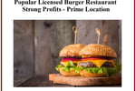 Popular Licensed Burger Restaurant in Prime Location