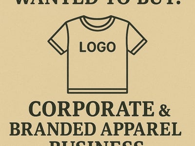 WANTED: Corporate & Branded Apparel Business in Australia - Buyer Ready image