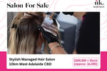 Stylish Managed Hair Salon, 10km West Adelaide CBD