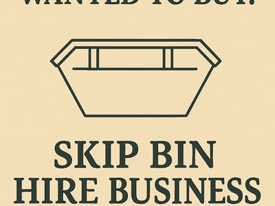 WANTED: Skip Bin Hire Business in Australia - Buyer Ready image