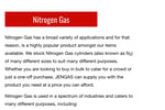 Industrial & Commercial Welding / Cutting and Hospitality Gas Distributor
