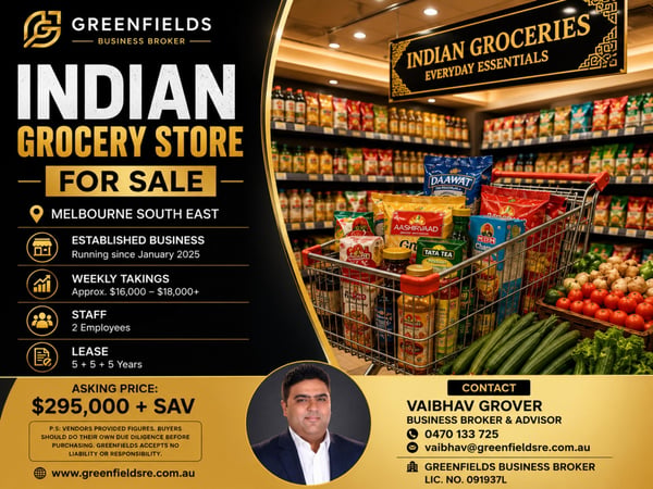 Popular Indian Grocery Store for Sale | Busy Melbourne Eastern Suburbs Shopping Centre primary image