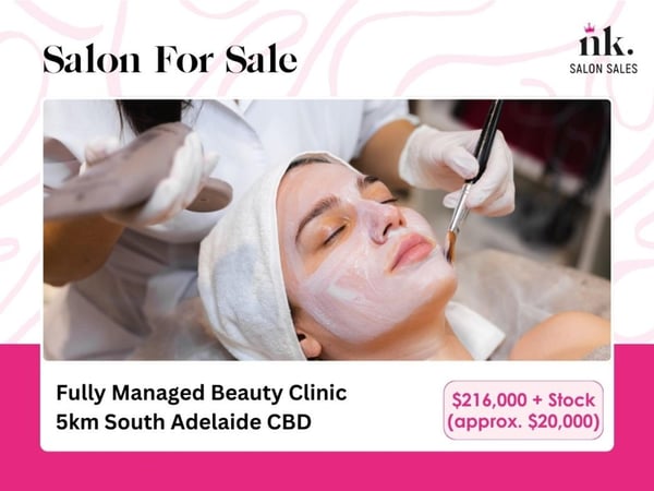 Fully Managed Beauty Clinic | 15km South Adelaide CBD