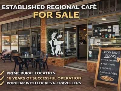 Established Regional Cafe | Strong Local Following | Proven 16-Year Operation image