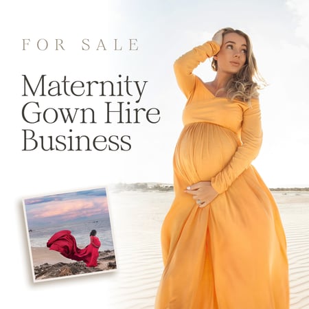 READY TO SELL -  Maternity Gown Hire Business Perfect for  WFH