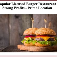 Popular Licensed Burger Restaurant in Prime Location image