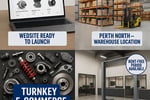 Turnkey Online Auto Parts Business + Fully Fitted Warehouse (North of Perth)