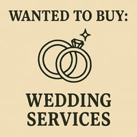 WANTED: Wedding Services in Australia - Buyer Ready image