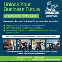 Mobile Commercial & Domestic Fridge Seal Franchise Opportunity - Queensland image