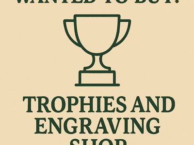 WANTED: Trophies and Engraving Shop in Australia - Buyer Ready image