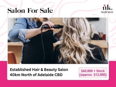 Established Hair & Beauty Salon, 40km North Adelaide CBD image