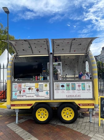 Fully Branded Mobile Ice Cream and Coffee Business with Trailer