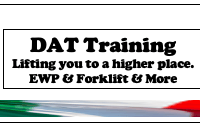 DAT Training - EWPs, Forklift, Telehandlers, VOCs image