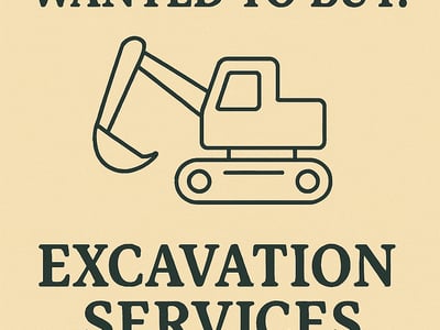 WANTED: Excavation Services in Australia - Buyer Ready image