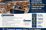Long Established Newsagency with High Lotto Commission in North West Suburb Adelaide For Sale