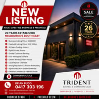 ADULT LIFESTYLE BUSINESS & FREEHOLD 26-Year Trading | Business $240,000 + Freehold $2.2 Million | image