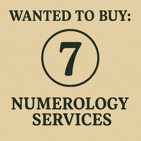WANTED: Numerology Services in Australia - Buyer Ready