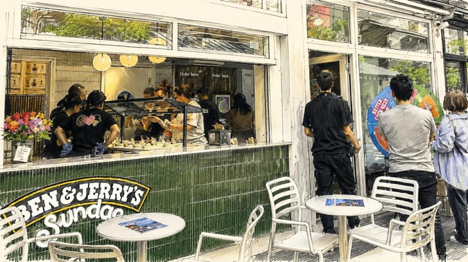 Ben & Jerry\'s Hardware Lane • Australia\'s First Sundae Shack • Melbourne CBD