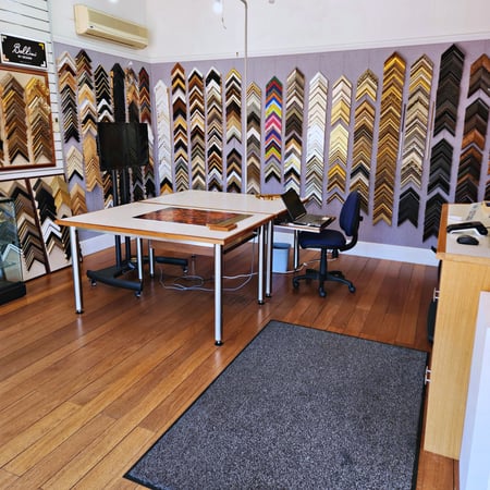 27-Year Picture Framing Business with 7500+ Customer Database and Residence Option