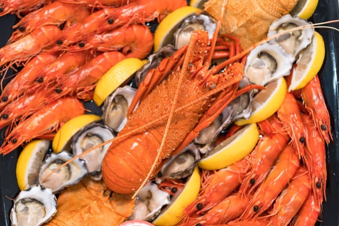 Large Licensed Seafood Shop Cooked and Fresh