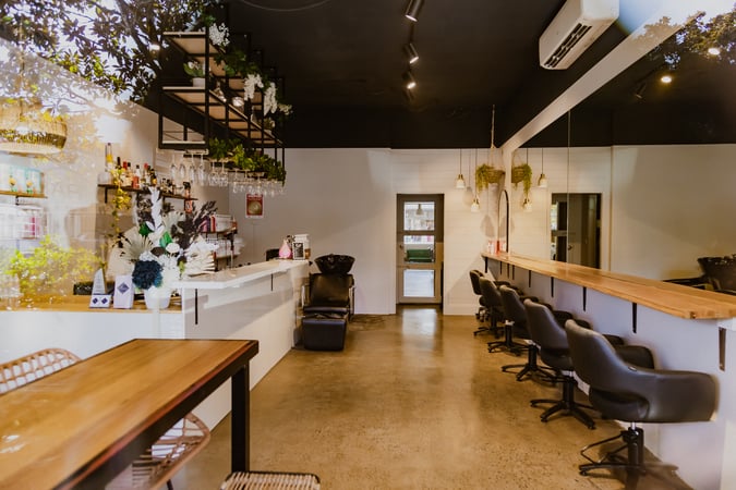 High-Exposure Hair and Makeup Salon with Wedding Specialisation and Unique Bar Concept