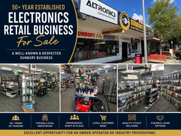 Established Electronics Retail Business | 50+ Years of Trading
