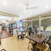 Cafe in the middle of a booming retail HUB image