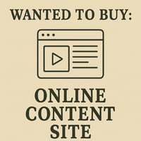 WANTED: Online Content Site in Australia - Buyer Ready image