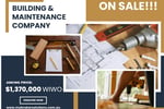 SALE! Building & Maintenance Company
