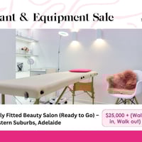 Fully Fitted Beauty Salon (Plant & Equipment only - Ready to Go)  Eastern Suburbs, Adelaide image