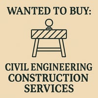 WANTED: Civil Engineering Construction Services in Australia - Buyer Ready image
