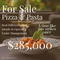 For Sale: Thriving Pizza & Pasta Restaurant  $285,000 + Stock image