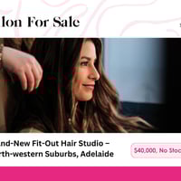 For Sale: Brand-New Fit-Out Hair Studio  North-western Suburbs, Adelaide image